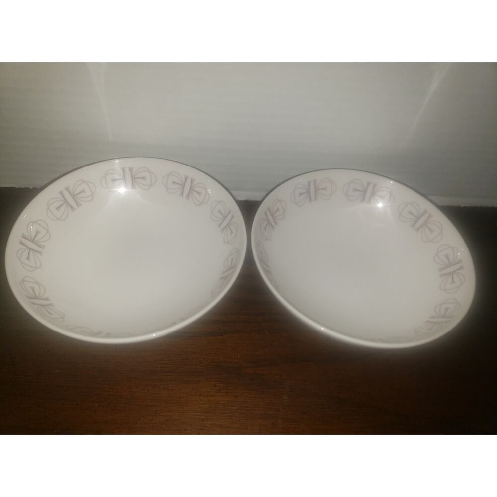 Franciscan Vintage Stone Ware Merry Go Round Dessert Fruit 5" Bowls Set of 2
